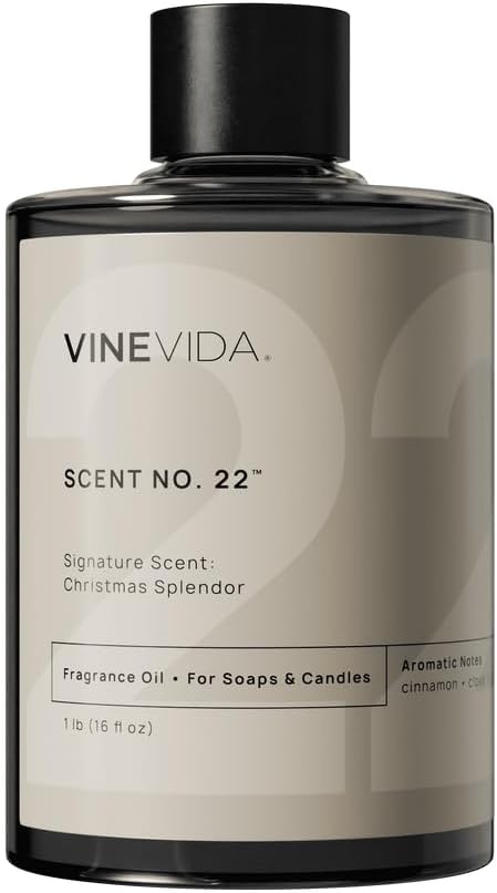 VINEVIDA [16oz] Christmas Splendor Fragrance Oil for Soap Making Scents for Candle Making, Perfume Oils, Soy Candles, Home Scents Oil Diffusers, Bath Scent Bomb Oils, Linen Spray Lotions Car Freshies