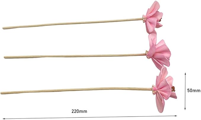 Artificial Flower Rattan Sticks Set Fireless Fragrances Reed Diffuser Stick Essential Oil Aroma Diffuser Sticks DIY Ornaments Home Decor - Style 6