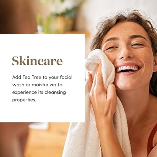 Young Living Tea Tree Essential Oil | 15 ml |Skin & Hair Support | Refreshing Aroma for Diffusion & Topical Use | Enhances Healthy-Looking Skin | Versatile for Wellness & Home Care