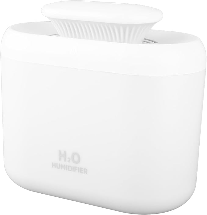 3300ml Humidifier, Cool Mist Aromatherapy Diffuser with Night, USB Powered Portable Humidifier for Bedroom Dormitory, Quiet and Efficient Humidification for Dry Skin Relief