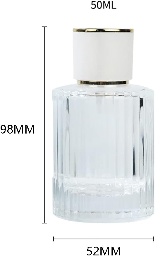 Perfume Sub-bottling 50ml Glass Spray Cosmetic Replacement BottleS Large Capacity Empty Bottle (50ml)