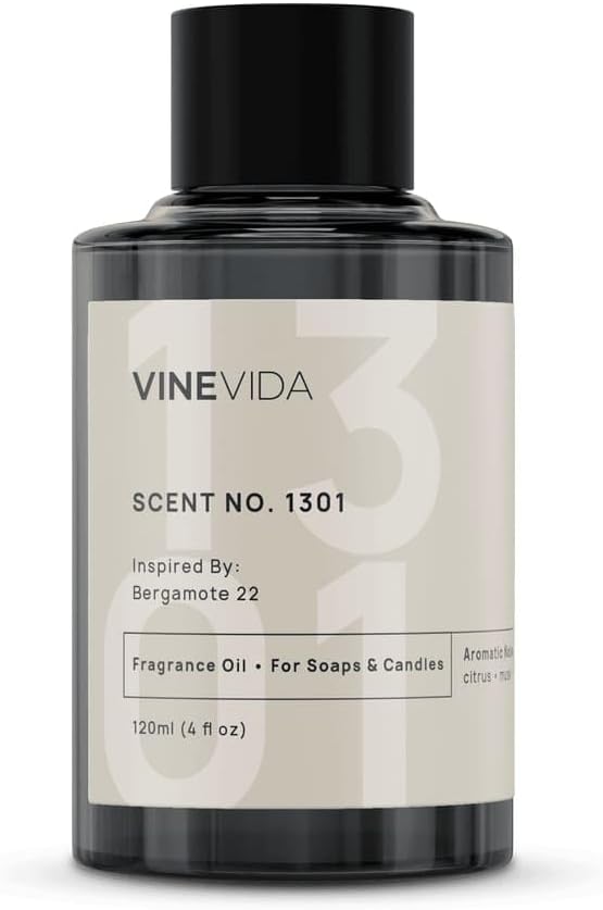 VINEVIDA [4oz] Scent No.1301 Fragrance Oil for Candle and Soap Making - Natural Candle Scents Made in USA