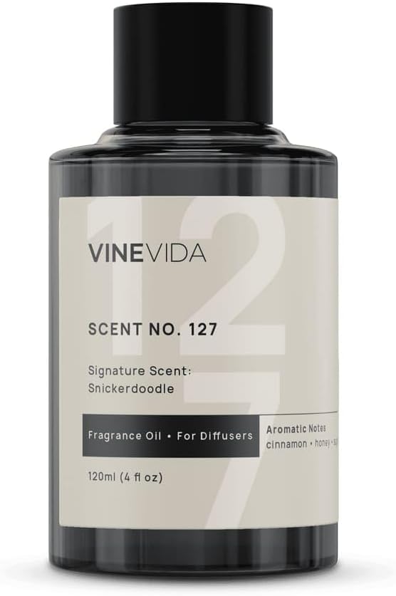 VINEVIDA [4 Oz] Inspired by: Snickerdoodle; Diffuser Oil Refill | Premium Scent Diffuser Oil for Home | Non-Toxic Fragrance
