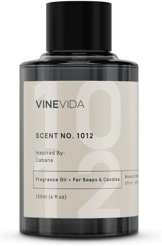 VINEVIDA [4oz] Scent No.1012 Fragrance Oil for Candle Making and Soap Making - Premium Candle Scents for Soy Candles