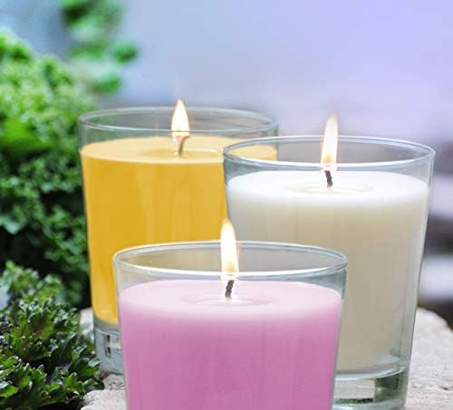 Root Candles Scented Candles Honeycomb Veriglass Premium Handcrafted Beeswax Blend Candle, Large, Lavender Vanilla