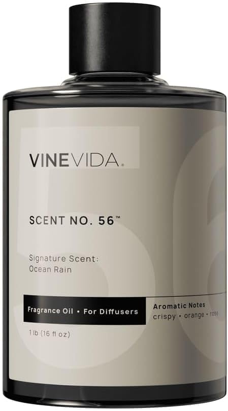 VINEVIDA [16 Fl Oz] Ocean Rain Fragrance Oil for Cold Air Diffusers, Essential Oils for Diffuser Oil Refill & Air Freshener Room Spray