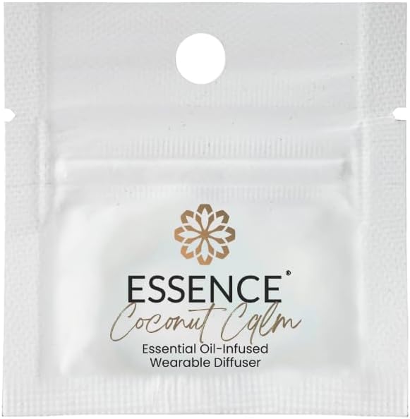 Essence Pearl Travel Case | Stress Relief Essential Oil | Aromatherapy Nasal Diffuser & Essential Oil Carrying Case | Lavender & Copaiba Blend | Travel-Friendly Kit | White Pod