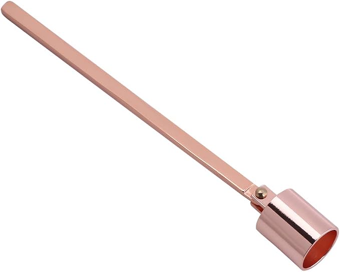 Candle Snuffer, Candle Extinguisher Stainless Steel Elegant Stopper with Long Handle for Safe Wick Flame Extinguishing, 4 Colors
