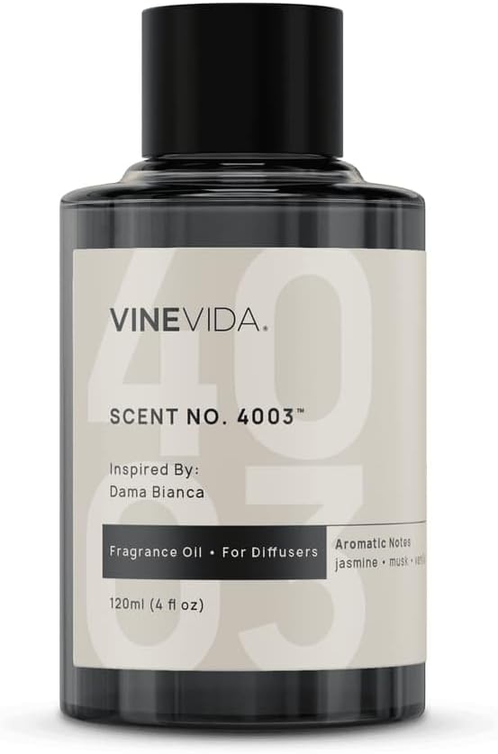 VINEVIDA [4 Oz] Inspired by: DAMA Bianca; Diffuser Oil Refill | Premium Scent Diffuser Oil for Home | Non-Toxic Fragrance