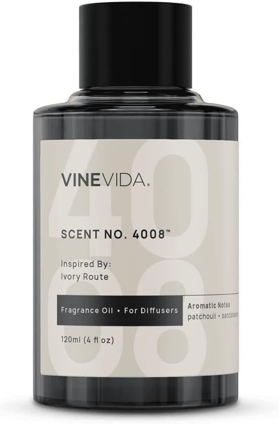VINEVIDA [4 Oz] Inspired by: Ivory Route; Diffuser Oil Refill | Premium Scent Diffuser Oil for Home | Non-Toxic Fragrance