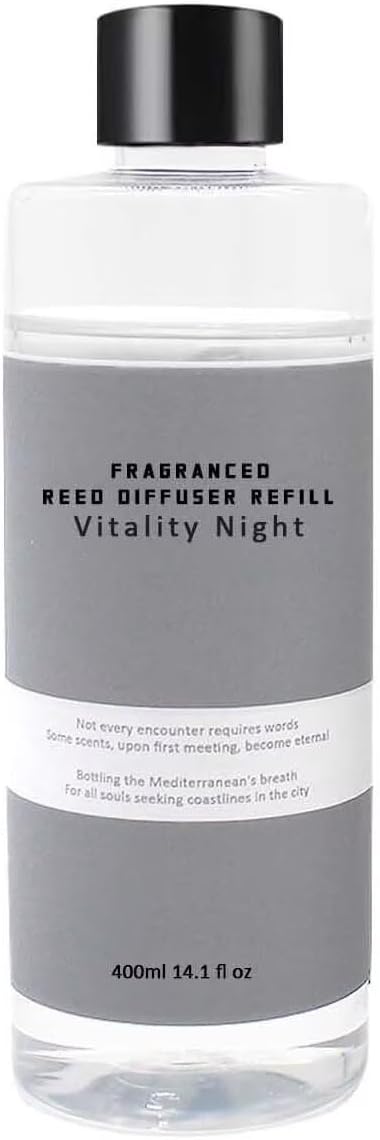 Scent Diffuser Oil Refill | 13.53 fl oz(400ml) Home Fragrance Defusers | Scented Aroma Essential Oil Reed Diffuser Vitality Night 400ml