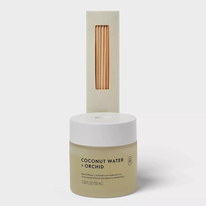 Threshold Glass Read Diffuser 3.38 fl oz (Coconut Water and Orchid)