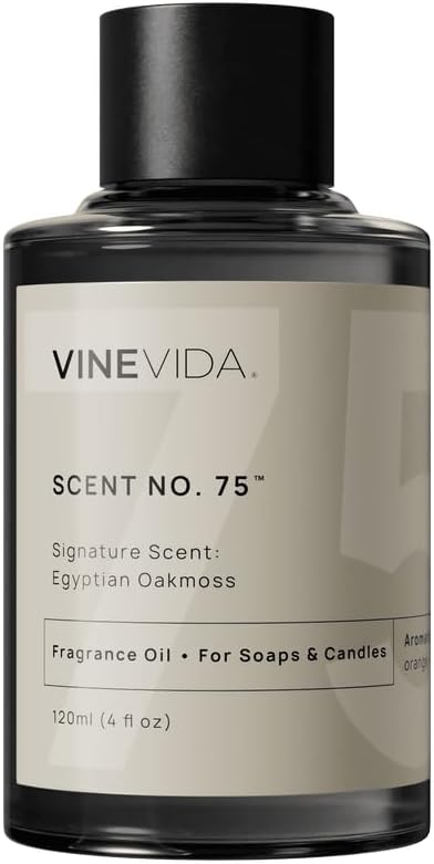 VINEVIDA [4oz] Scent No.75 Fragrance Oil for Candle & Soap Making - Made in USA Natural Candle Scents