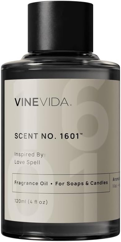 VINEVIDA [4oz] Scent No. 1601 - Natural Fragrance Oil for Candle & Soap Making - Made in USA
