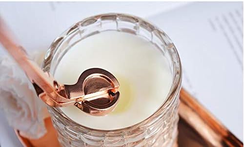 Sinen Candle Wick Trimmer,Wick Clipper Cutter Scissor -Rose Gold
