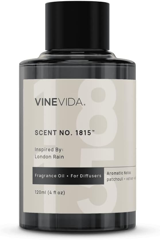 VINEVIDA [4 Oz] Inspired by: London Rain; Diffuser Oil Refill | Premium Scent Diffuser Oil for Home | Non-Toxic Fragrance