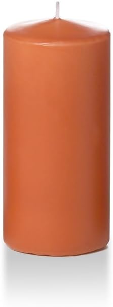 yummi 3" x 6" Sienna Round Pillar Candles - 3 per Pack