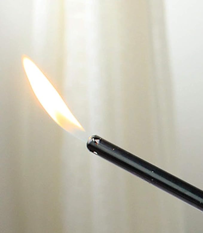 Handi Flame BBQ Grill Click Lighter Refillable Butane Gas Candle Fireplace Kitchen Stove Wind Resitent Long Stem (144 Count)