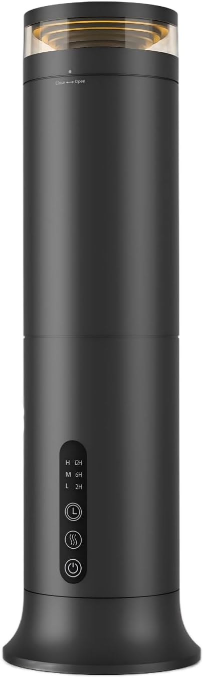 Waterless Scent Diffuser,Quiet Operation & Remote Control (Light Black)