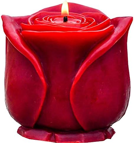 Beeswax Rose Candles (Red, Gr)