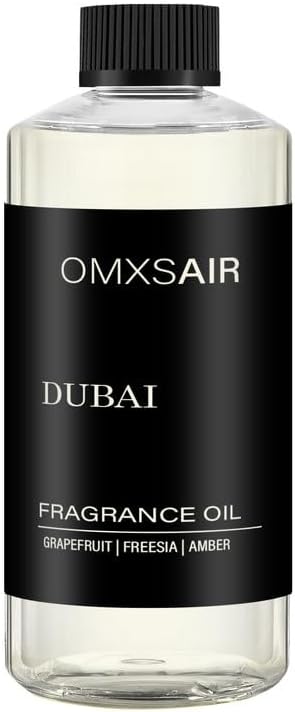 Luxury Hotel Scent Dubai Oil Diffuser Refill Kit | Long Lasting Essential Oil for Large Room, HVAC & Car Waterless Fragrance Diffusers| Nanotech Formula| Spa Calming Aromatherapy Oil 500ml