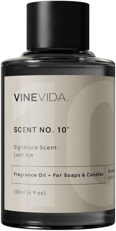 VINEVIDA Lush Ice - 4oz Fragrance Oil for Candle Making - Natural Candle Scents - Made in USA