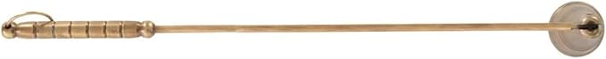 Alice Lane Antique Brass Candle Snuffer Home Collection – Refined Elegance with Elongated Thin Handle – Candle Wick Accessory – Flame Extinguisher