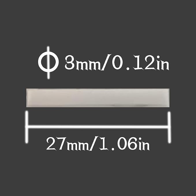 Diffuser Sponges Refill Sticks Replacement Wick Absorbent Sponge Sticks for Essential Oil Diffuser Bracelet 30Pack 0.12 X 1.06 inches (3mmX27mm)