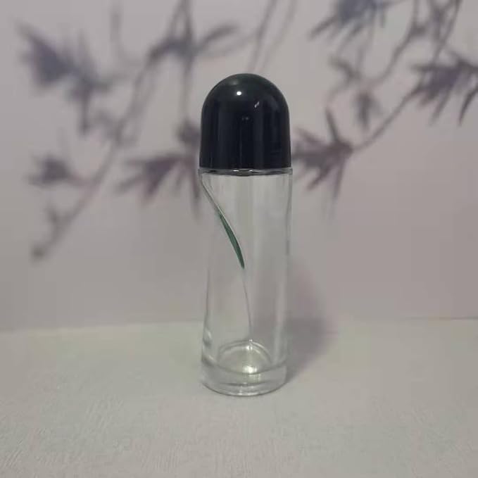 2 Pcs 70ml Clear Glass Oil Roller Bottle Empty Deodorant Bottles Containers Perfume Aromatherapy Roll on Bottles Refillable Cosmetic Aplicator