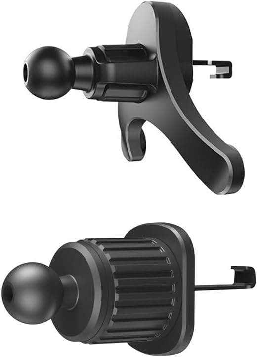 2 Pack Air Vent Clips Universal Car Mount 0.67in 17mm Joint Ball Head Base Stander Grip Holder Air Outlet Hook Lock Replacement for GPS Bracket Phone Wireless Charger Clamp