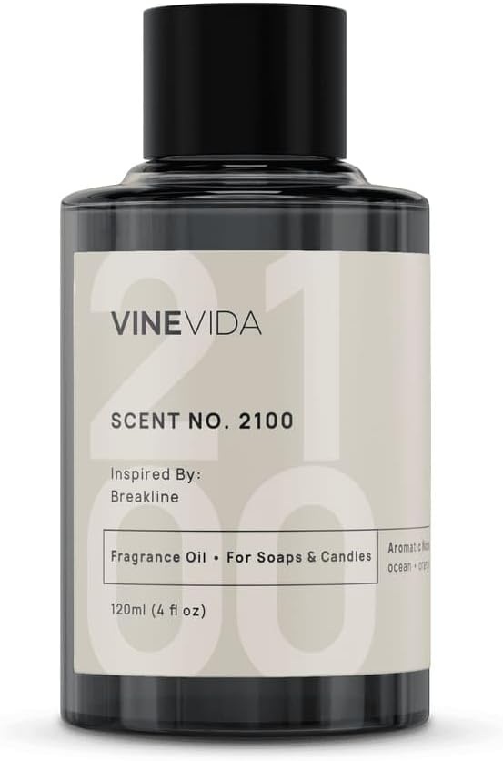 VINEVIDA 4oz Scent No.2100 Fragrance Oil for Candle & Soap Making - Made in USA Natural Candle Scents