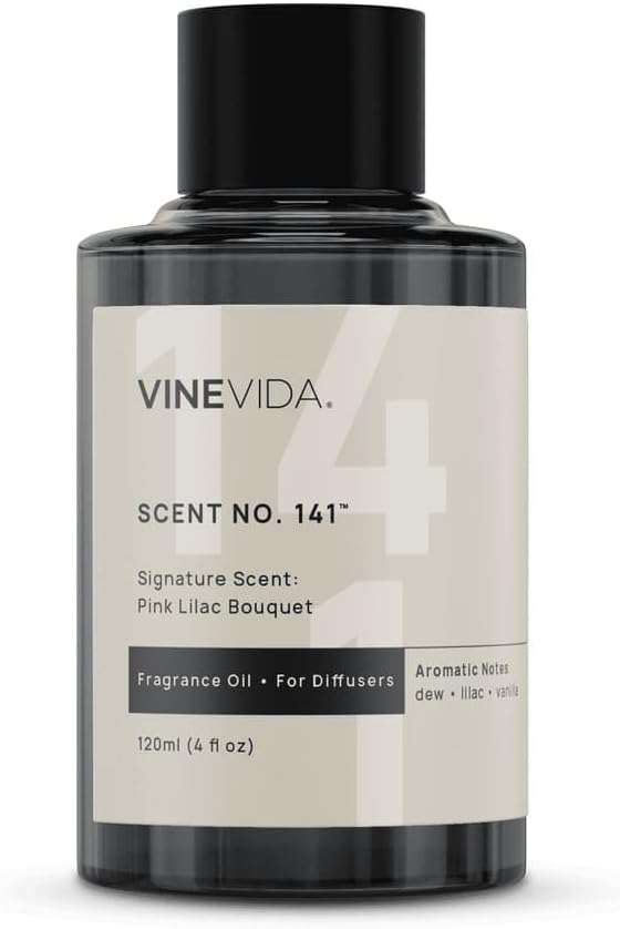 VINEVIDA [4 Oz] Inspired by: Pink Lilac Bouquet; Diffuser Oil Refill | Premium Scent Diffuser Oil for Home | Non-Toxic Fragrance