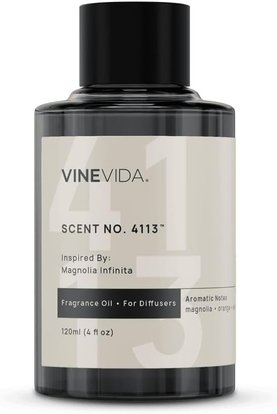 VINEVIDA [4 Oz] Inspired by: Magnolia Infinita; Diffuser Oil Refill | Premium Scent Diffuser Oil for Home | Non-Toxic Fragrance
