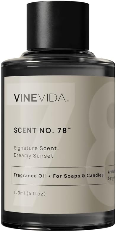 VINEVIDA [4oz] Scent No.78 Fragrance Oil for Candle & Soap Making - Made in USA Natural Candle Scents
