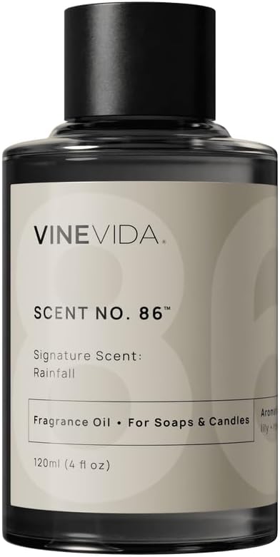 VINEVIDA [4oz] Scent No.86 Fragrance Oil for Candle Making and Soap Making - Premium Candle Scents for Soy Candles