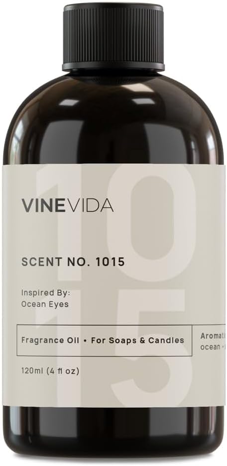 VINEVIDA 4oz Scent No.1015 Fragrance Oil for Candle & Soap Making - Natural USA Candle Scents