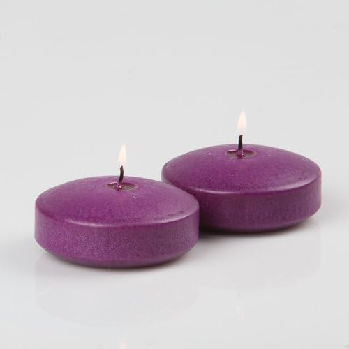 24 Purple Richland Floating Candles 3"