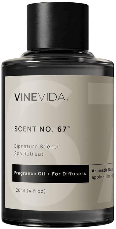 VINEVIDA [4 Fl Oz] Spa Retreat Fragrance Oil for Cold Air Diffusers - Essential Oils for Diffuser Oil Refill & Air Freshener Room Spray