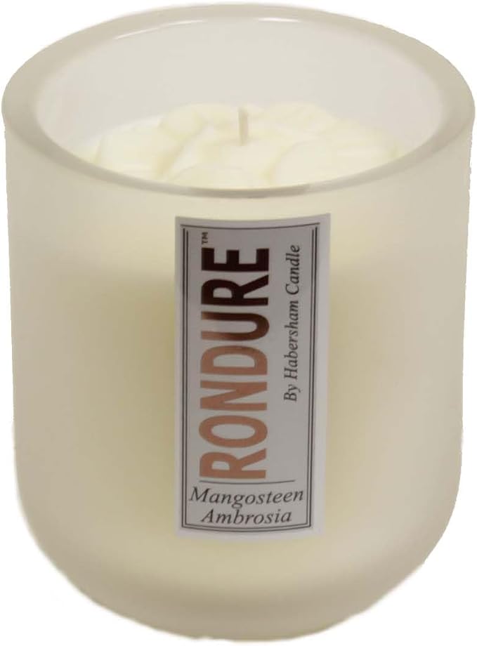 Habersham Rondure Candle – Mangosteen Ambrosia Scented Candle, Up to 55 Hours Burn Time, Authentic and Long Lasting Fragrance, Soy Blend Wax, 9.5 oz Glass Jar Candle