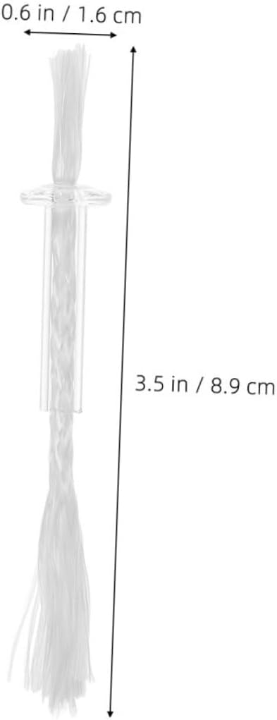 INOOMP 4 Pcs Cotton Wick Tube Holder Oil Lamp Wick Replacement for Lanterns Temple Offerings Wedding Decor Camping Light Hot Pot Cooking Candle Lamp Making Supplies