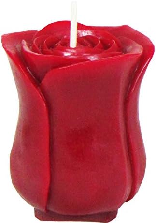 Beeswax Rose Candles (Red, Petit)