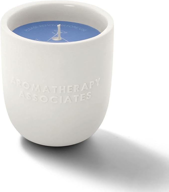 Aromatherapy Associates Deep Relax Candle. Hand Poured Vegan Wax for Sleep and Tranquility. Crafted with Vetivert and Chamomile Essential Oils. 40 Hour Burn Time (7.05 oz)