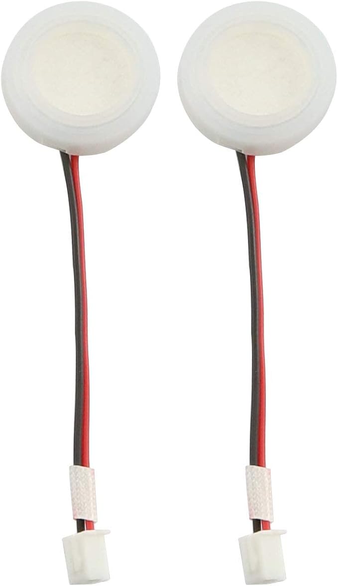 MEETOOT 2-Pack 20mm Ultrasonic Mist Maker Fogger Ceramics Discs with Wire and Sealing Ring