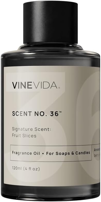 VINEVIDA [4oz] Fruit Slices Fragrance Oil for Candle Making and Soap Making - Premium Candle Scents for Soy Candles