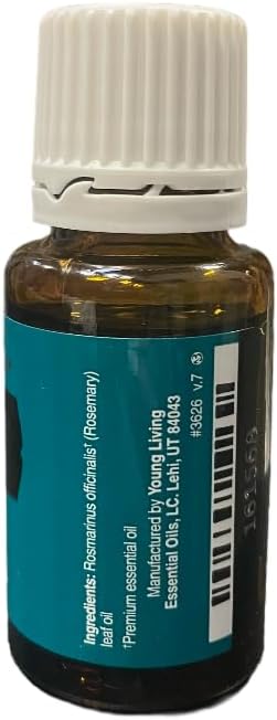 Young Living Rosemary Essential Oil | 15 ml | Crisp, Herbaceous Aroma for Diffusion, Topical Use & Aromatherapy | Supports Cognitive Clarity & Relaxation | Premium Seed to Seal® Essential Oil