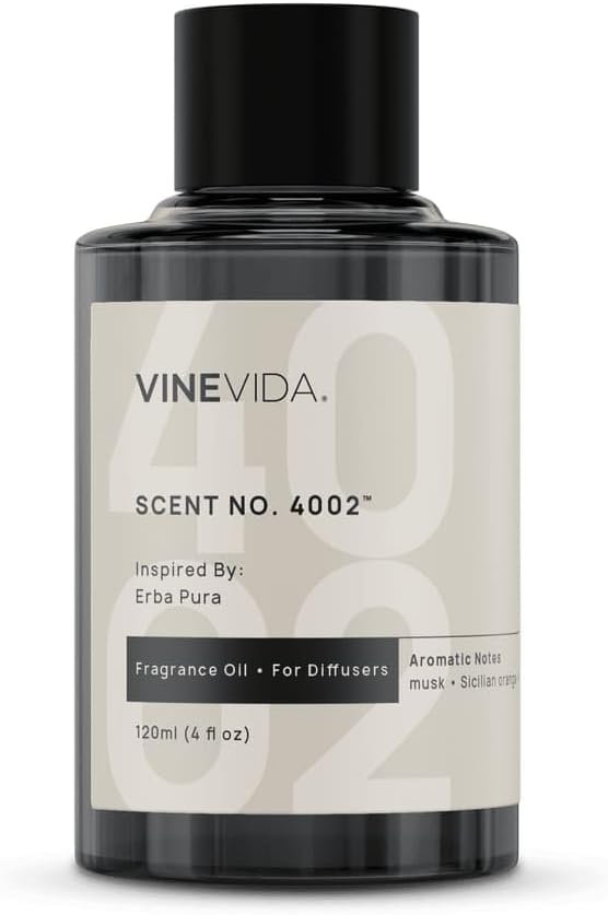 VINEVIDA [4 Oz] Inspired by: Erba Pura; Diffuser Oil Refill | Premium Scent Diffuser Oil for Home | Non-Toxic Fragrance