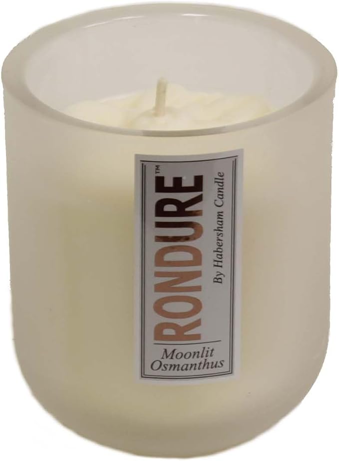 Habersham Rondure Candle – Moonlit Osmanthus Scented Candle, Up to 55 Hours Burn Time, Authentic and Long Lasting Fragrance, Soy Blend Wax, 9.5 oz Glass Jar Candle