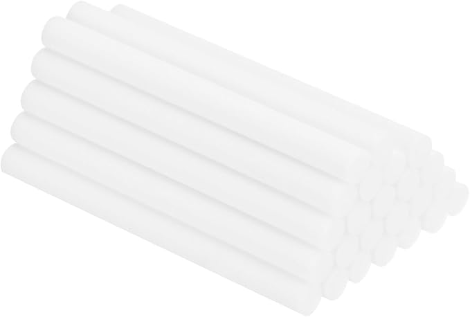uxcell 24pcs Humidifier Cotton Stick, 7 x 80mm Refill Sticks Filter Replacement Wicks, Humidifier Filter Cotton Refill Travel Mini Humidifier Filters Sticks
