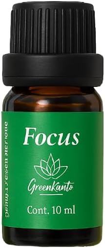 Focus Essential Oil Blend – 100% Pure & Natural. Rosemary, Peppermint & Lemon – Natural for Clarity & Energy - 10 ml