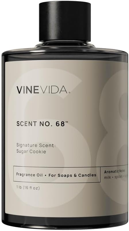 VINEVIDA [16oz] Sugar Cookie Fragrance Oil for Candle and Soap Making - Made in USA Natural Scents